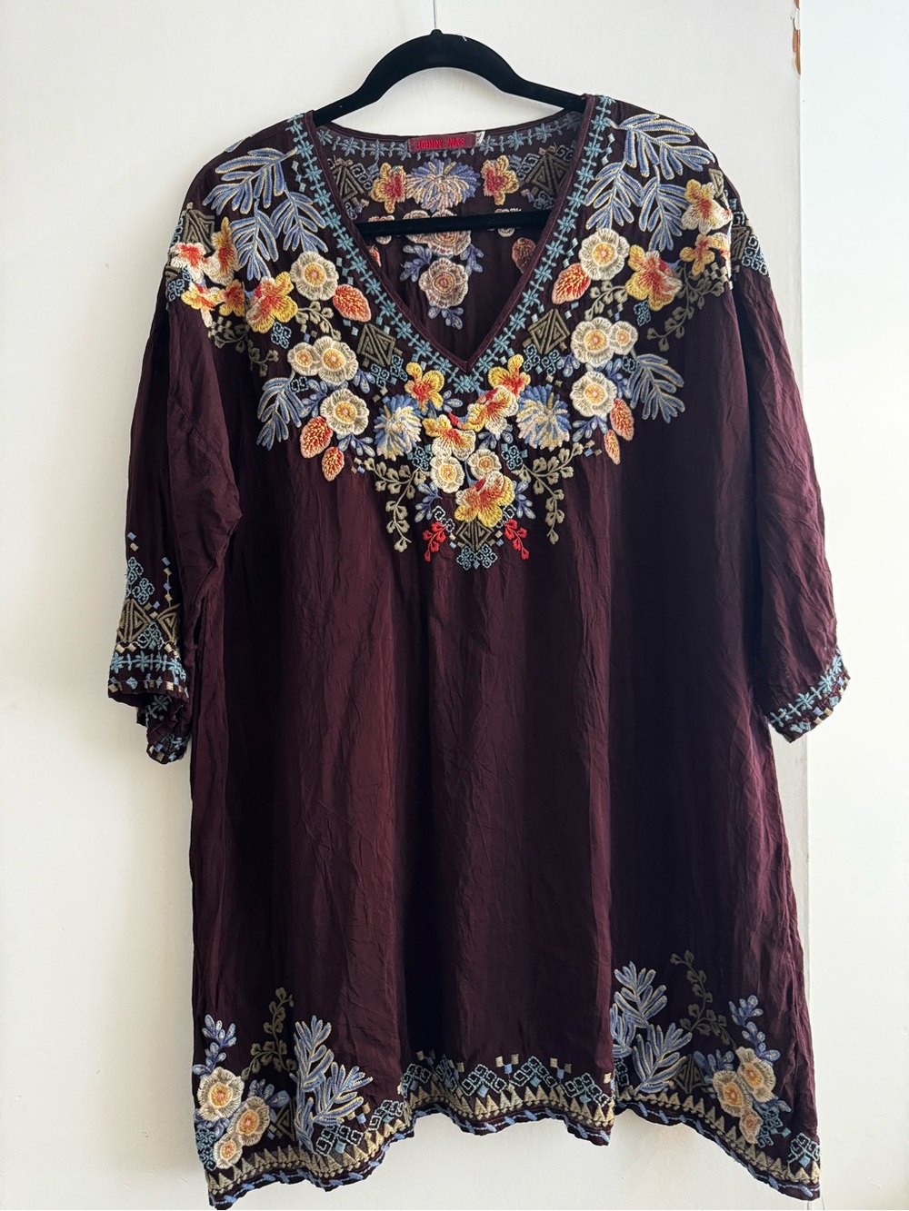 Johnny Was tunic 
Sz XL